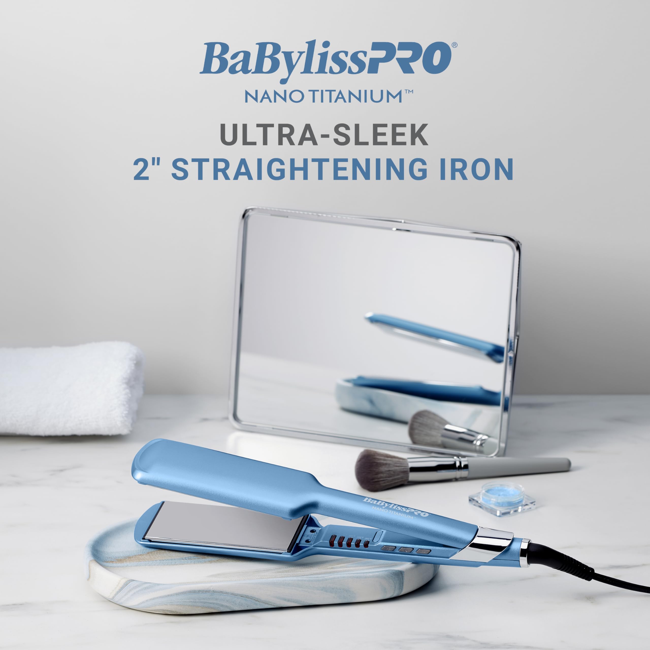 BaBylissPRO extended-length plates cover more hair fast