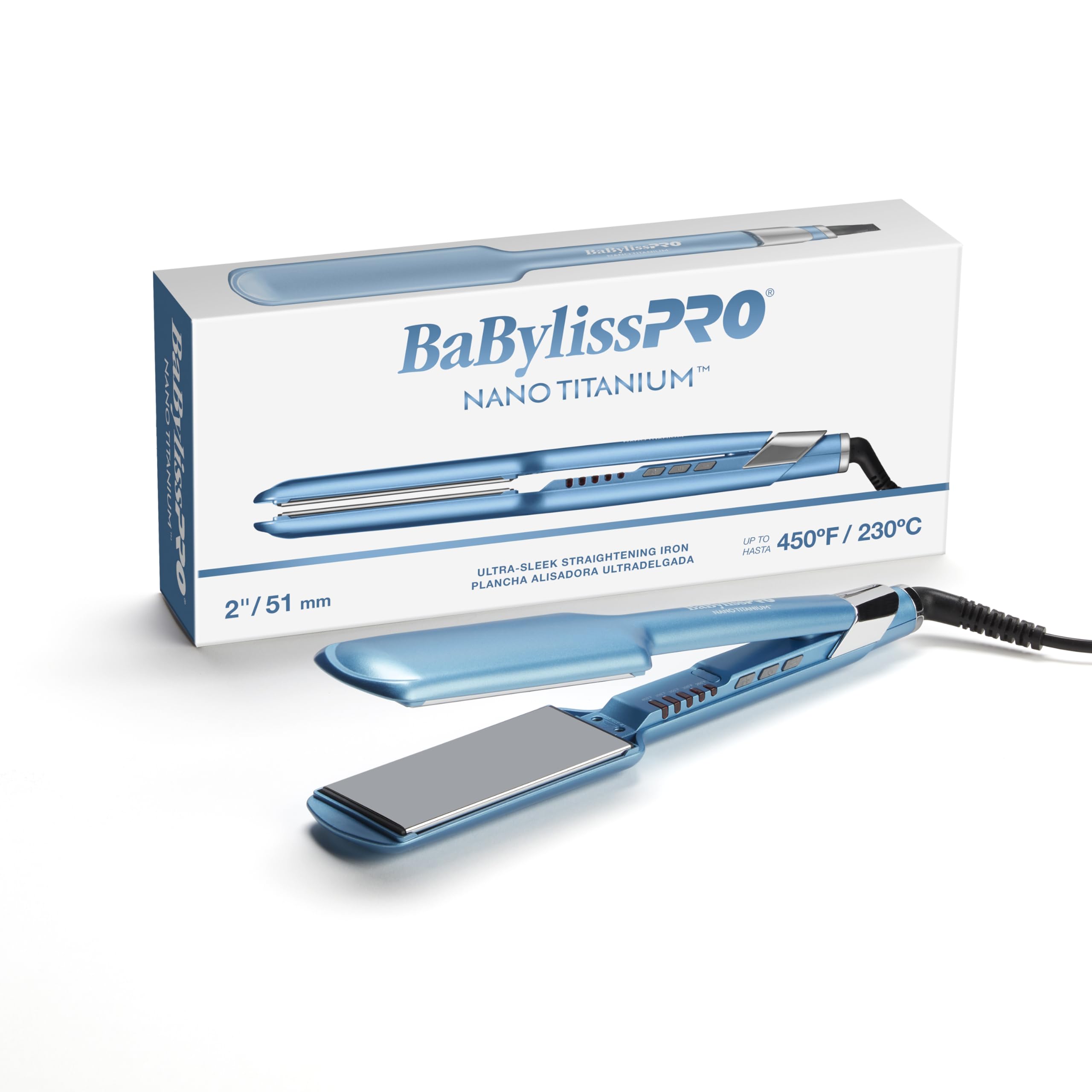 BaBylissPRO 450°F range suits multiple hair types