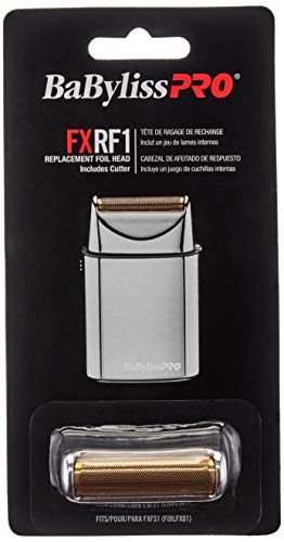 BaBylissPRO Barberology SilverFX foil closeup for durable, close shaves