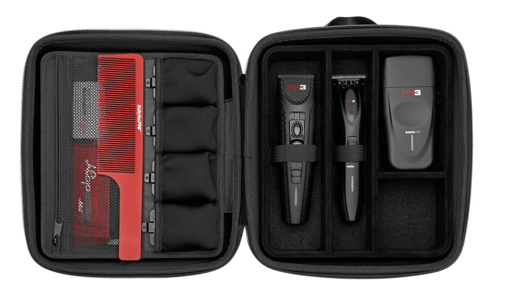 BaBylissPRO Barberology travel case with sturdy zipper for reliable transport