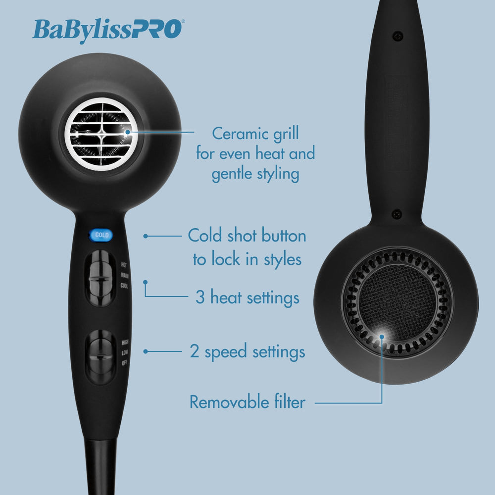 BaBylissPRO Ceramix Xtreme concentrator nozzle for precise airflow and professional finishes
