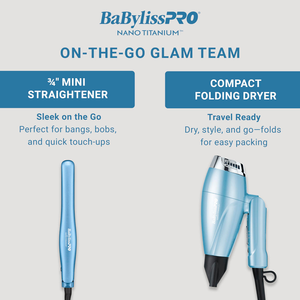 BaBylissPRO Compact styling iron for easy handling