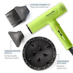 Contoured diffuser for curl definition and frizz control.