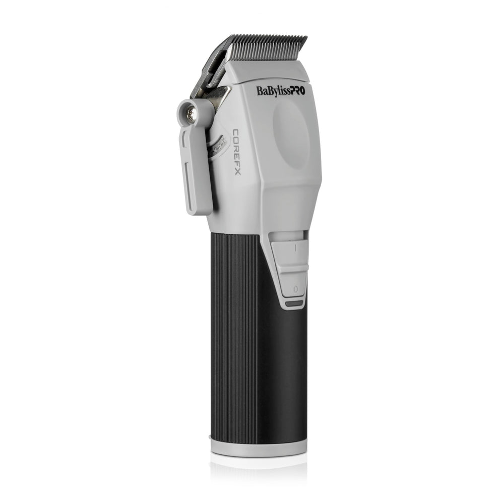 BaBylissPRO COREFX clipper front view for cordless portability.
