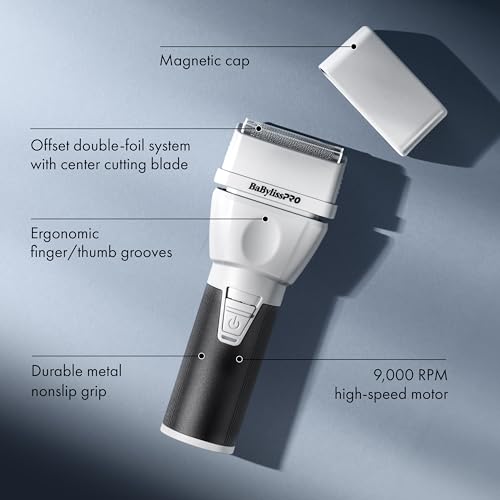 BaBylissPRO COREFX foil detail shows hypoallergenic titanium for gentle contact