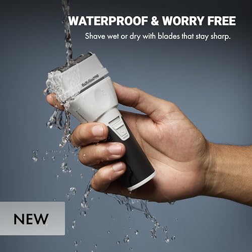 BaBylissPRO COREFX shaver supports wet and dry grooming for versatility