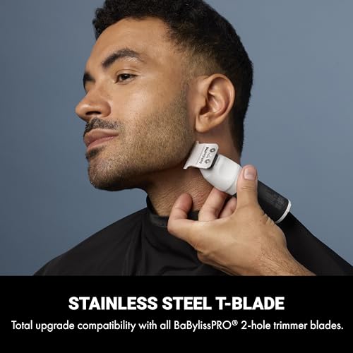 BaBylissPRO COREFX trimmer beard-outline for clean edges.