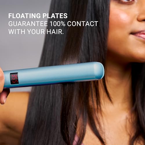 BaBylissPRO Floating plates provide 100% hair contact for smoother results.