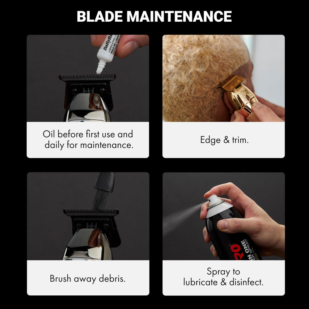 BaBylissPRO FX+ all-metal housing provides durable, secure grip.