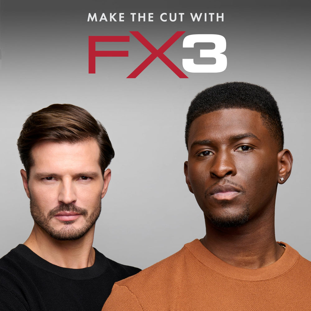 BaBylissPRO FX3SB close-edging capability on neck and hairline.