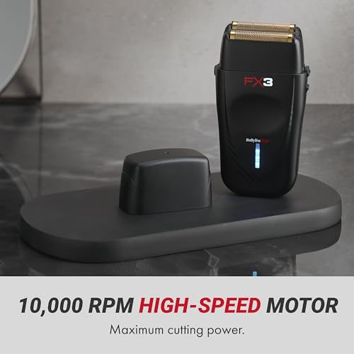 BaBylissPRO FX3SB high-torque engine delivers precise, smooth shaves.