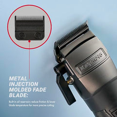 BaBylissPRO FXONE dual-voltage charging base for versatile power.