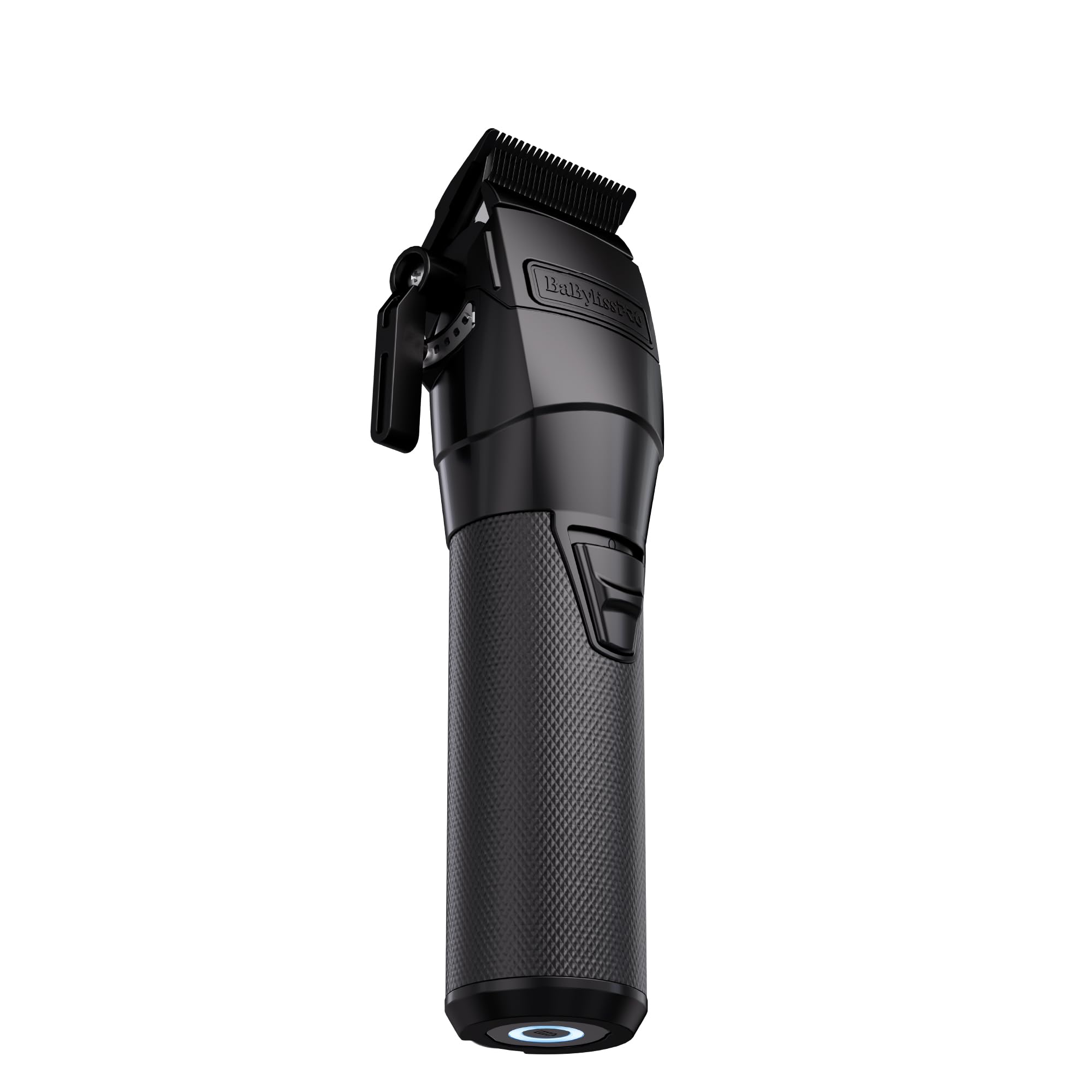 BaBylissPRO FXONE clipper in black for precise, professional cuts.
