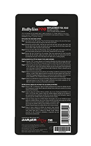 BaBylissPRO FXRF2B fits FXFS2 models for easy shaver upgrades