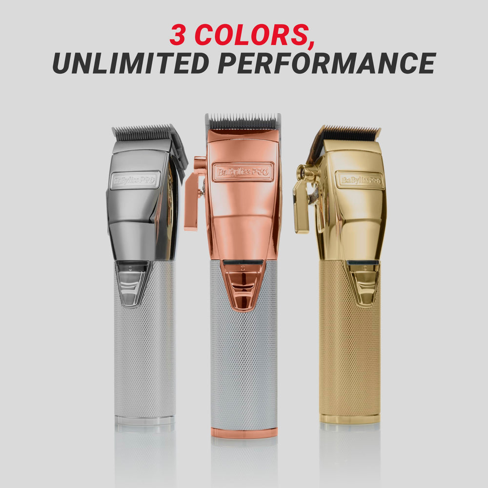 BaBylissPRO GOLDFX+ gold finish gives premium look.
