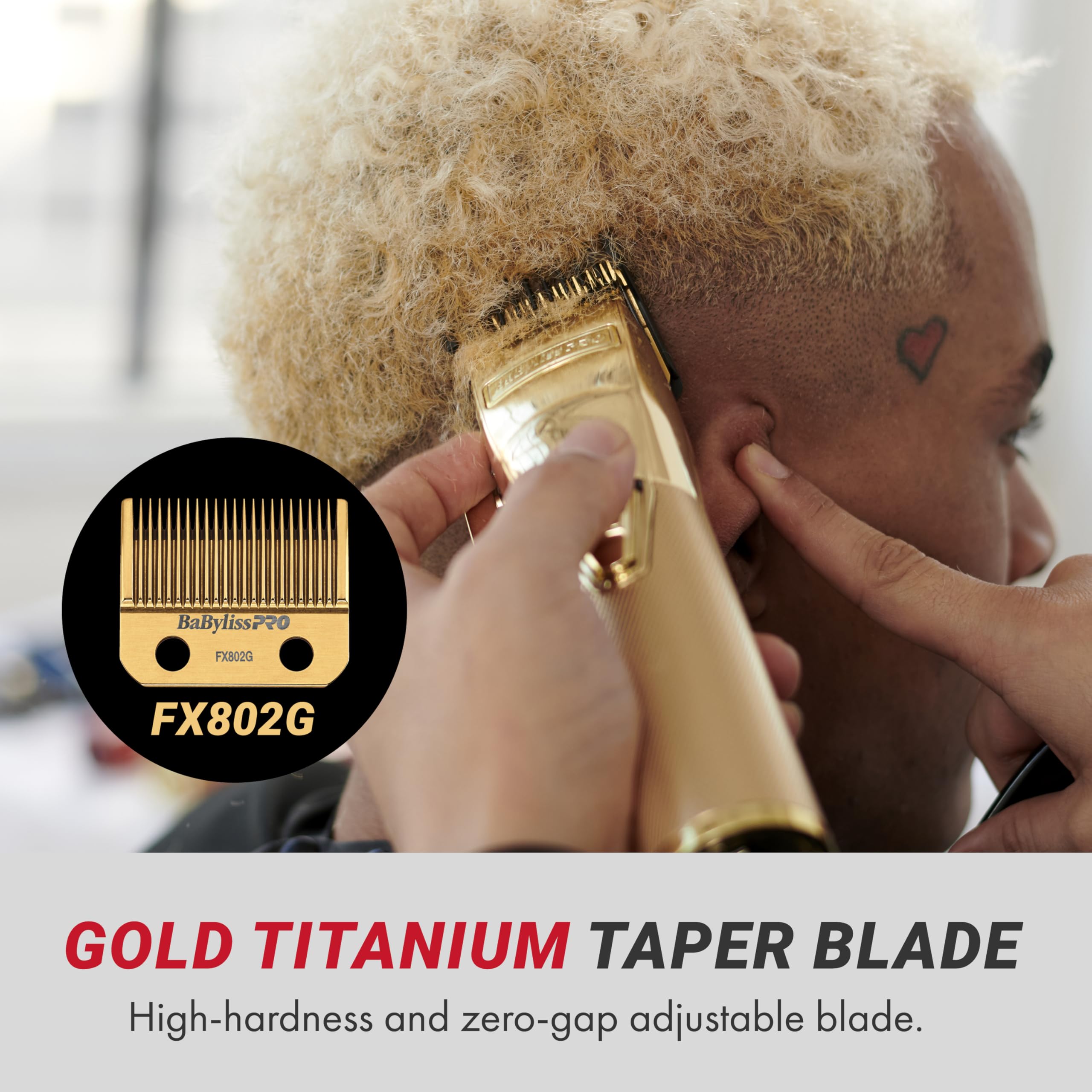 BaBylissPRO GOLDFX+ USB-C charging for quick top-ups.