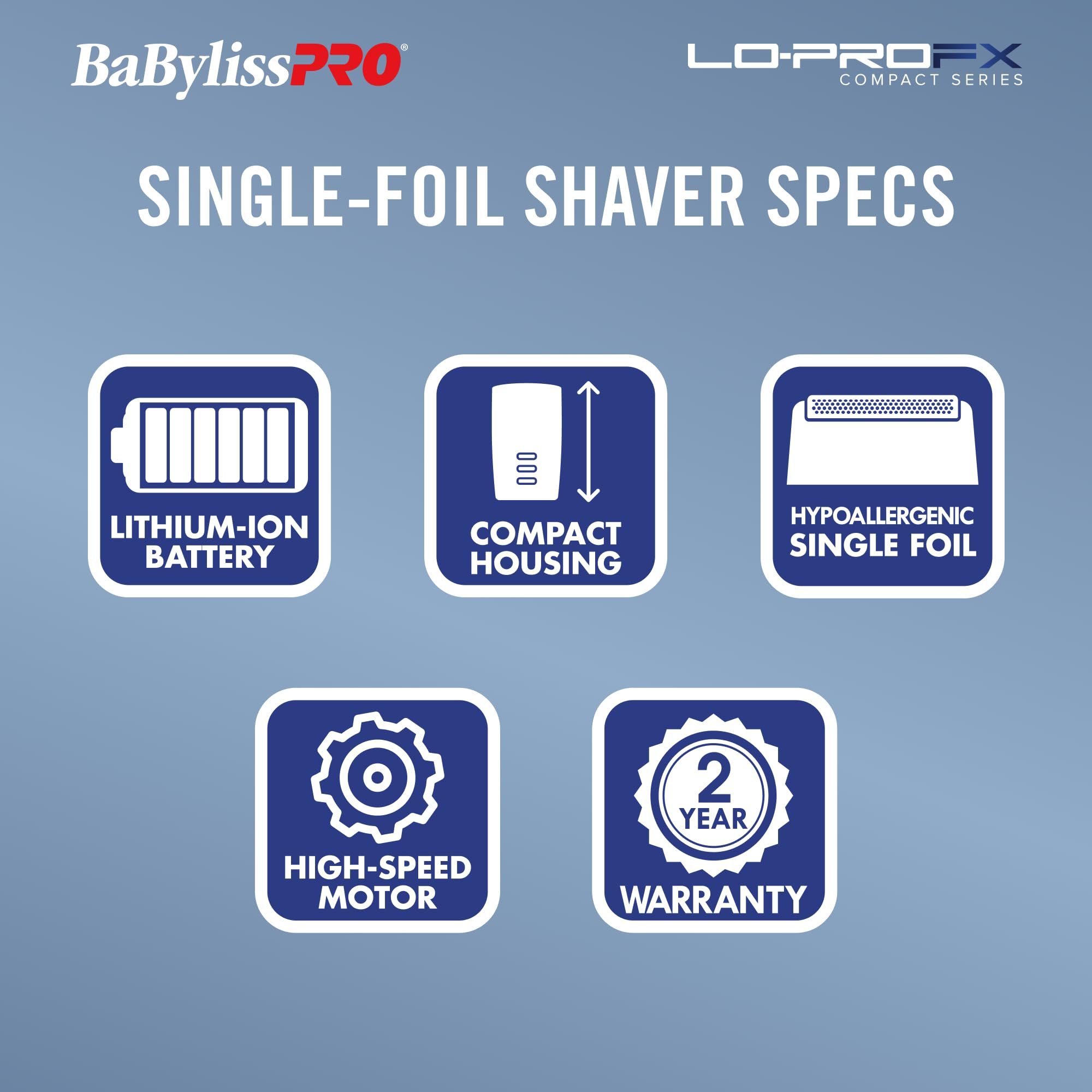 BaBylissPRO LO-PROFX packaging image signals premium kit