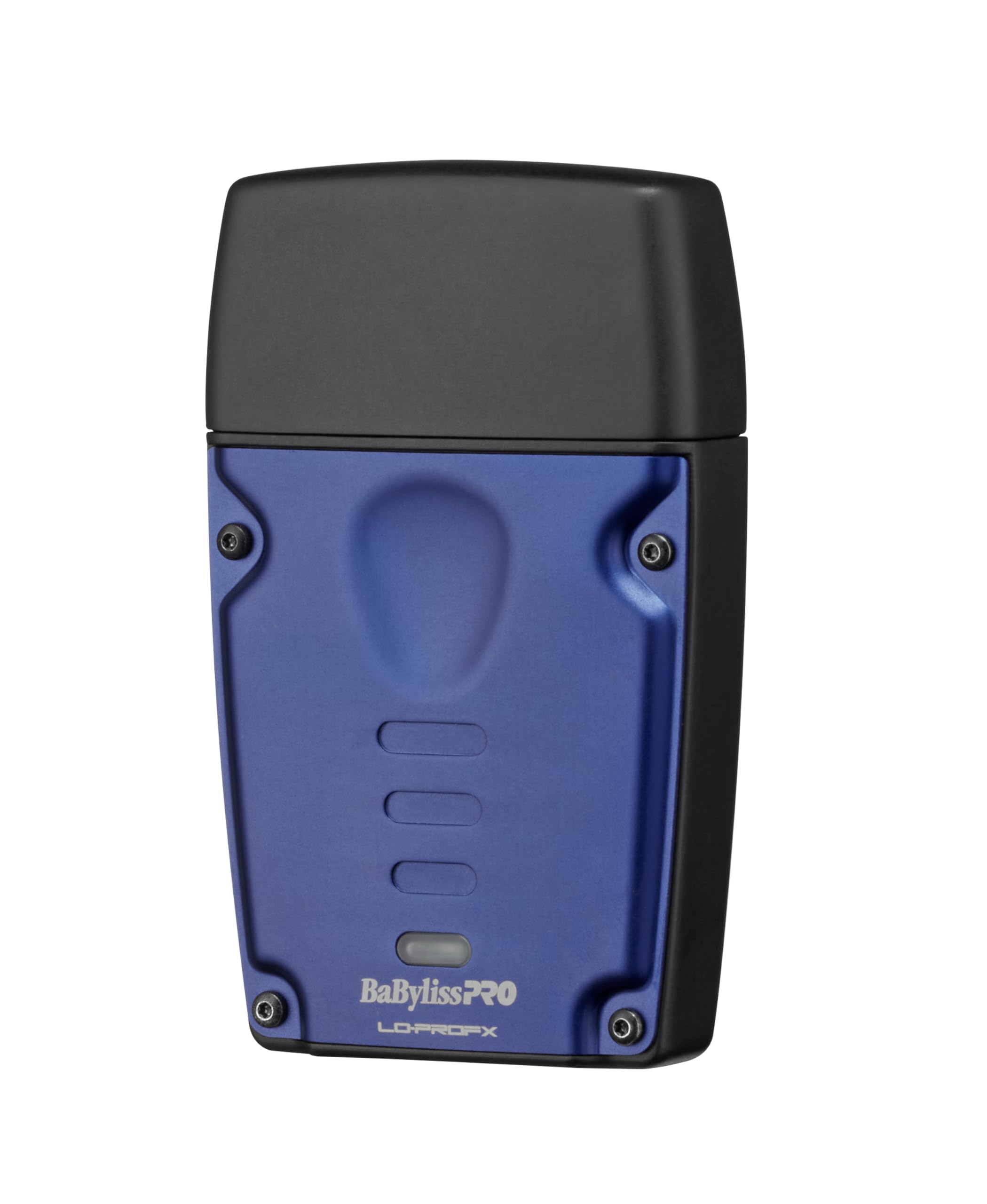 BaBylissPRO LO-PROFX compact shaver front view showing ergonomic grip for precise grooming