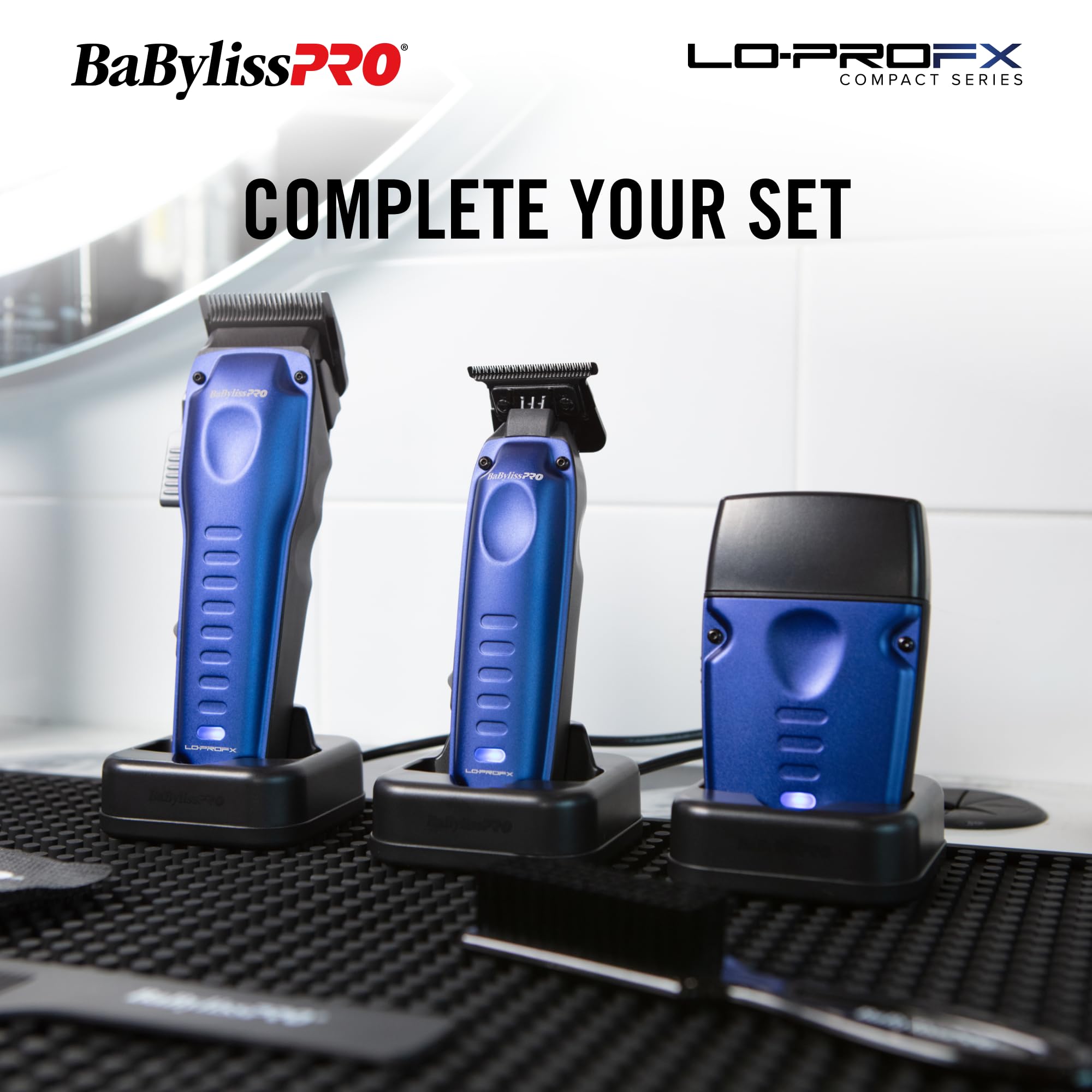 BaBylissPRO LO-PROFX in use demonstrates clean skin-safe shaves