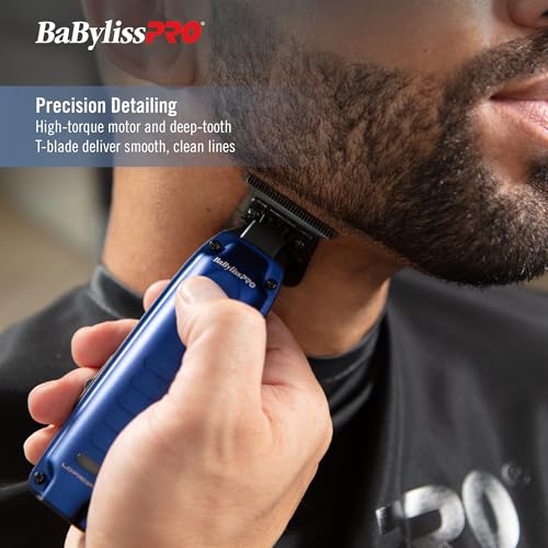 BaBylissPRO LO-PROFX compact trimmer side view showing ergonomic grip.