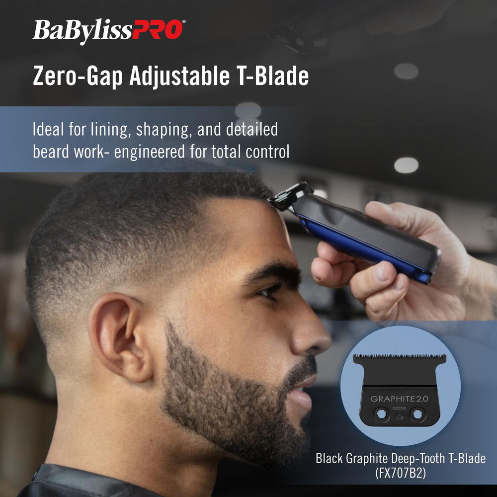 Ergonomic BaBylissPRO LO-PROFX handle for comfortable maneuvering.