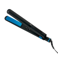 BaBylissPRO Nano Titanium Digital Straightener closeup highlighting ultra-smooth plates for fast, even straightening
