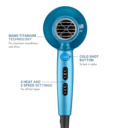 BaBylissPRO Nano Titanium controls emphasize temperature and speed versatility