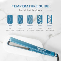 BaBylissPRO nano titanium for even heat distribution and smooth results.