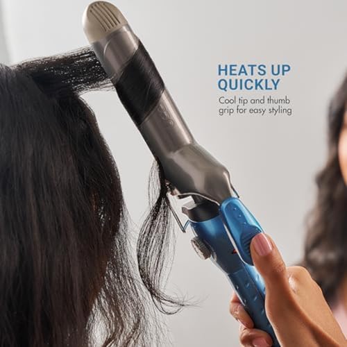 BaBylissPRO 3/4 inch barrel ideal for loose waves and textured curls.