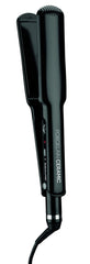 BaBylissPRO porcelain ceramic flat iron with porcelain plate for even heat distribution