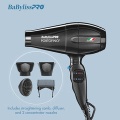 BaBylissPRO Portofino dryer with diffuser for smooth blowouts