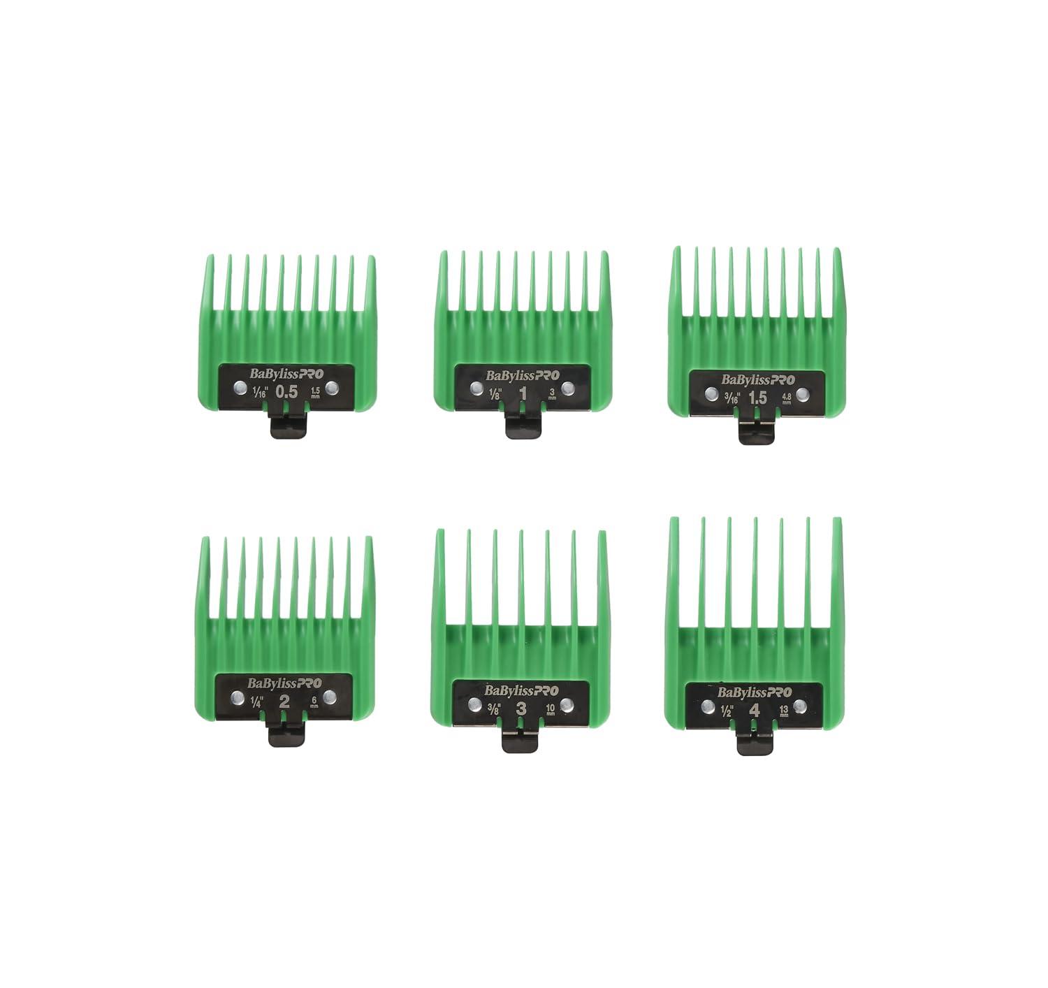 BaBylissPRO precision clipper guard with profiled teeth for sharper cuts.