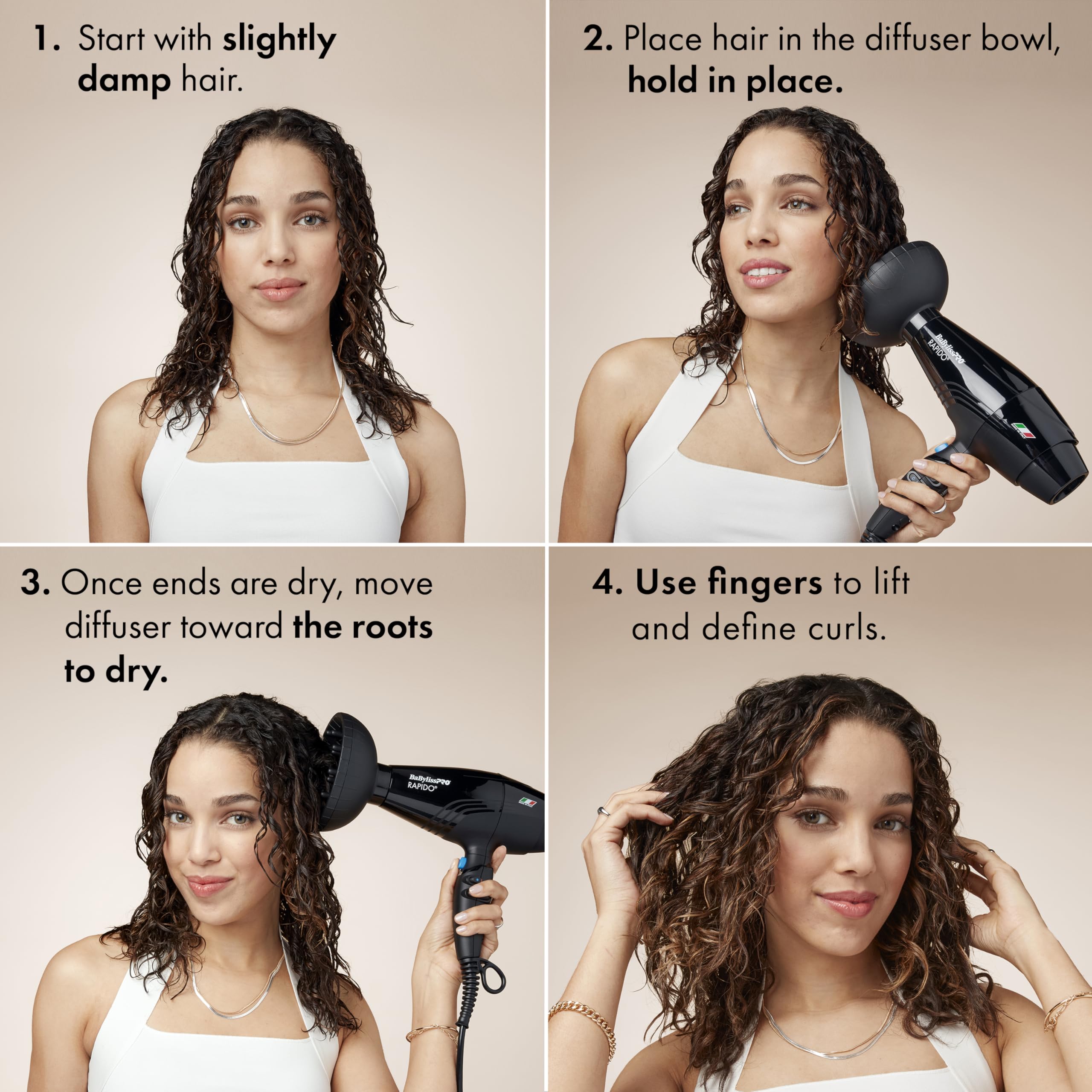 BaBylissPRO Rapido in use during a professional styling session