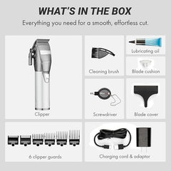 BaBylissPRO SilverX+ dual ball bearing assembly for smooth operation