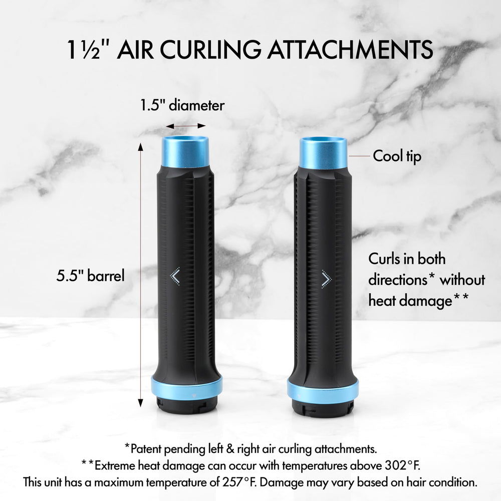BaBylissPRO Style Switch Curl attachment works on damp or dry hair for flexibility.