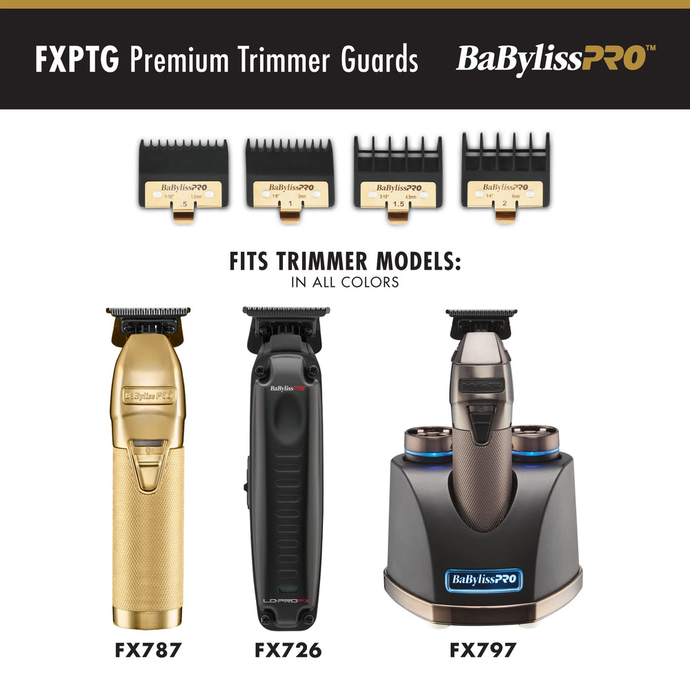 BaBylissPRO guard clip closeup shows a robust metal clip for secure locking.