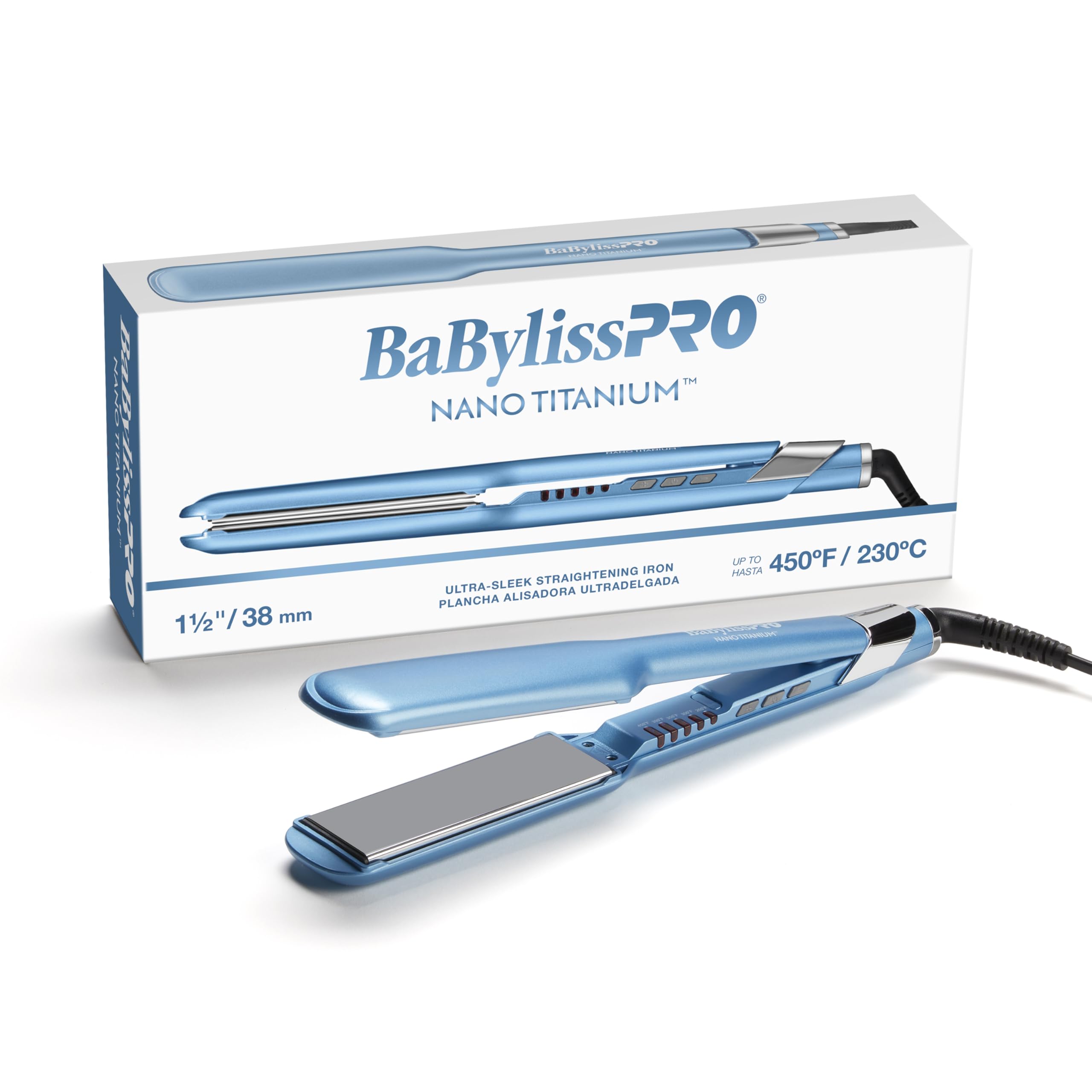 BaBylissPRO delivers shiny hair results with titanium plates