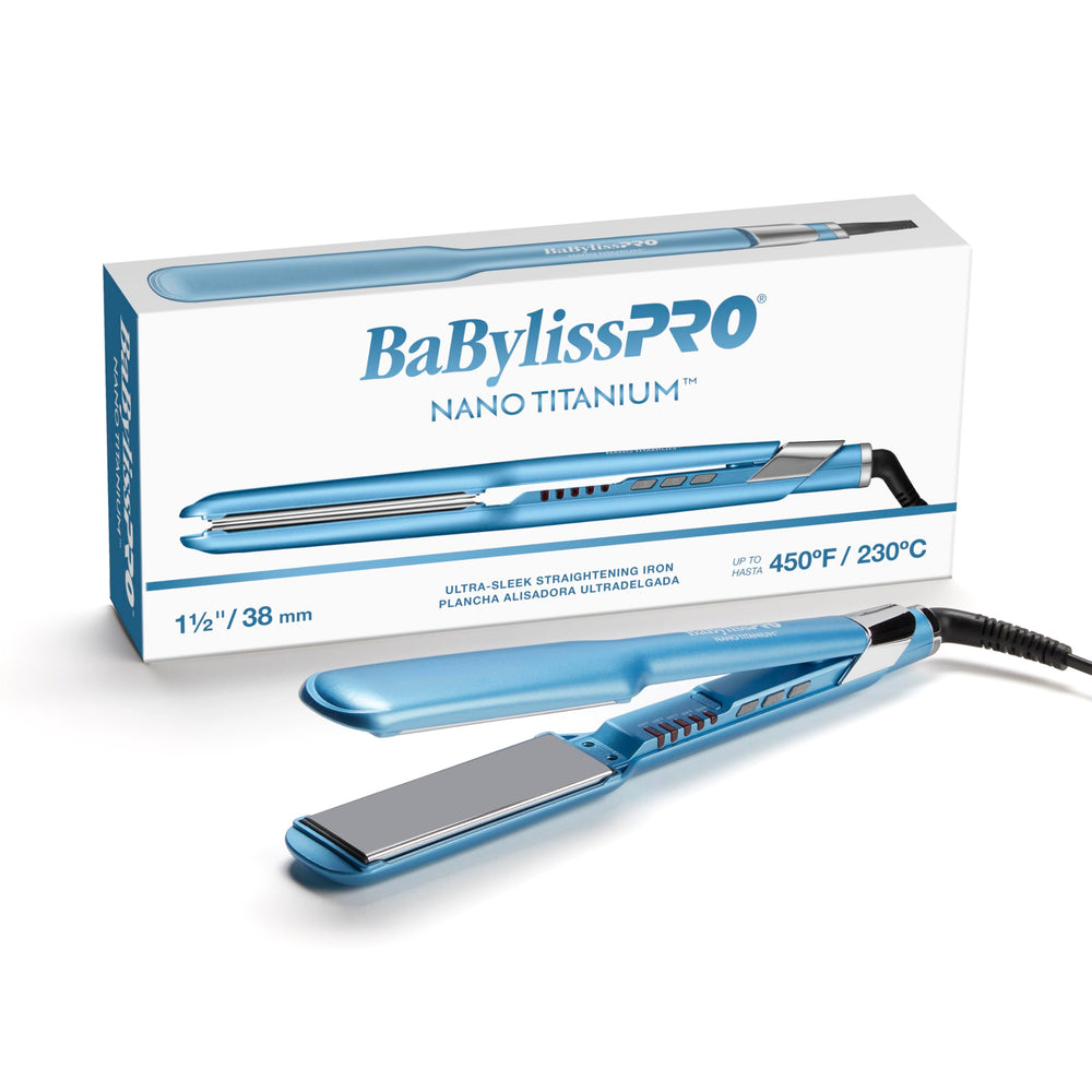 BaBylissPRO delivers shiny hair results with titanium plates