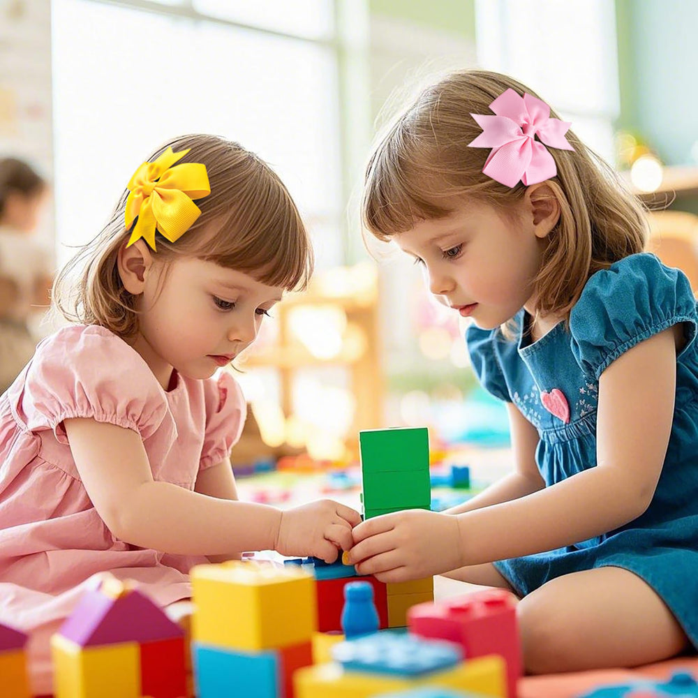 Babymatch bright colors coordinate with school outfits and daily looks.