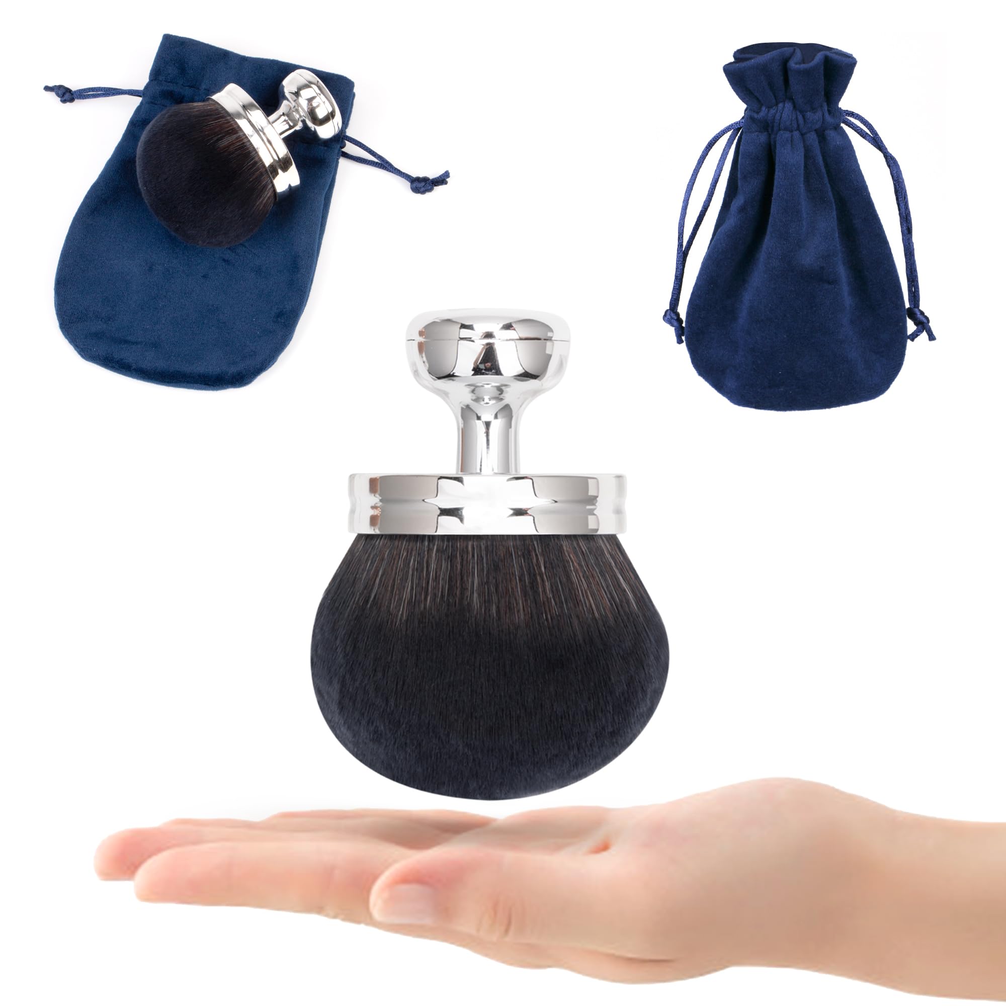 Babysheep drawstring travel bag keeps the brush clean.