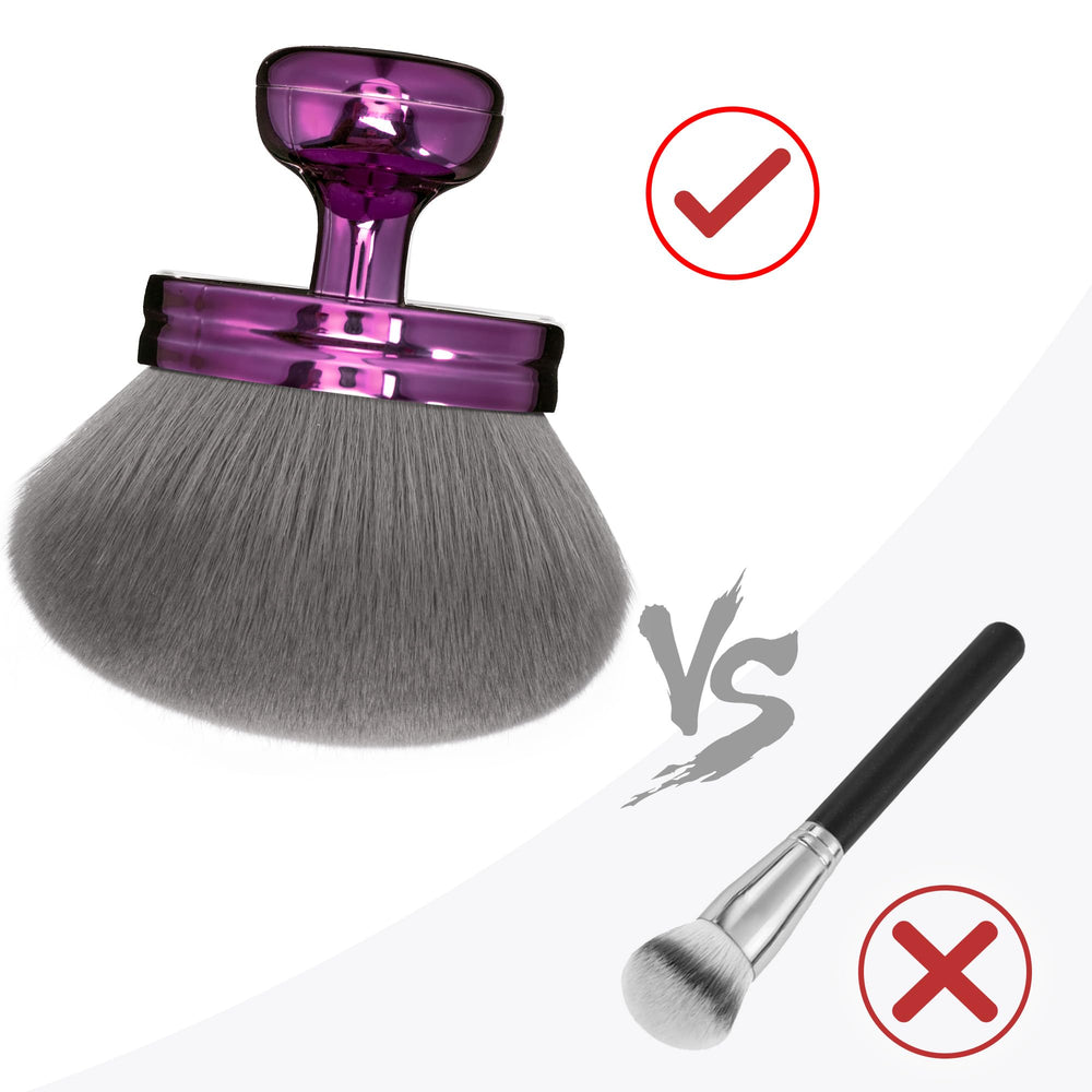 Babysheep Self-tanner diffusion brush ensures even color distribution.
