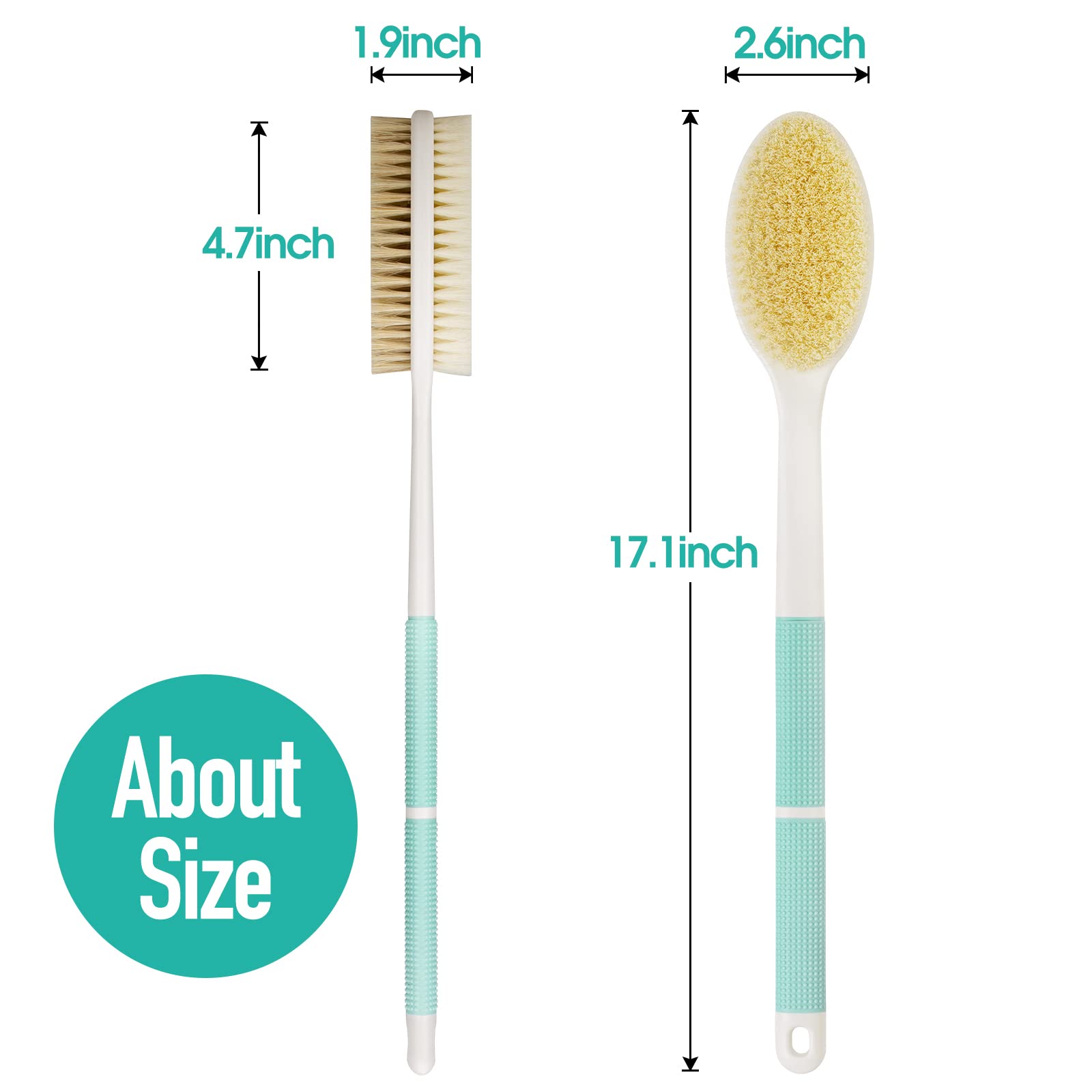 Ideal para ducha y exfoliación suave de la piel.