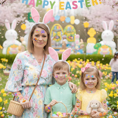 Backtopeia Easter tattoos flower designs for festive decorations and crafts.