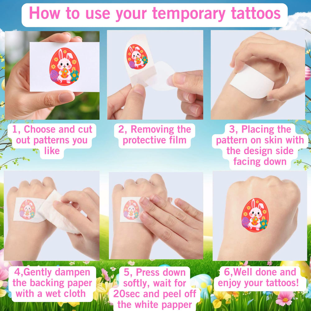 Backtopeia Easter tattoos spring celebration keepsake memories.