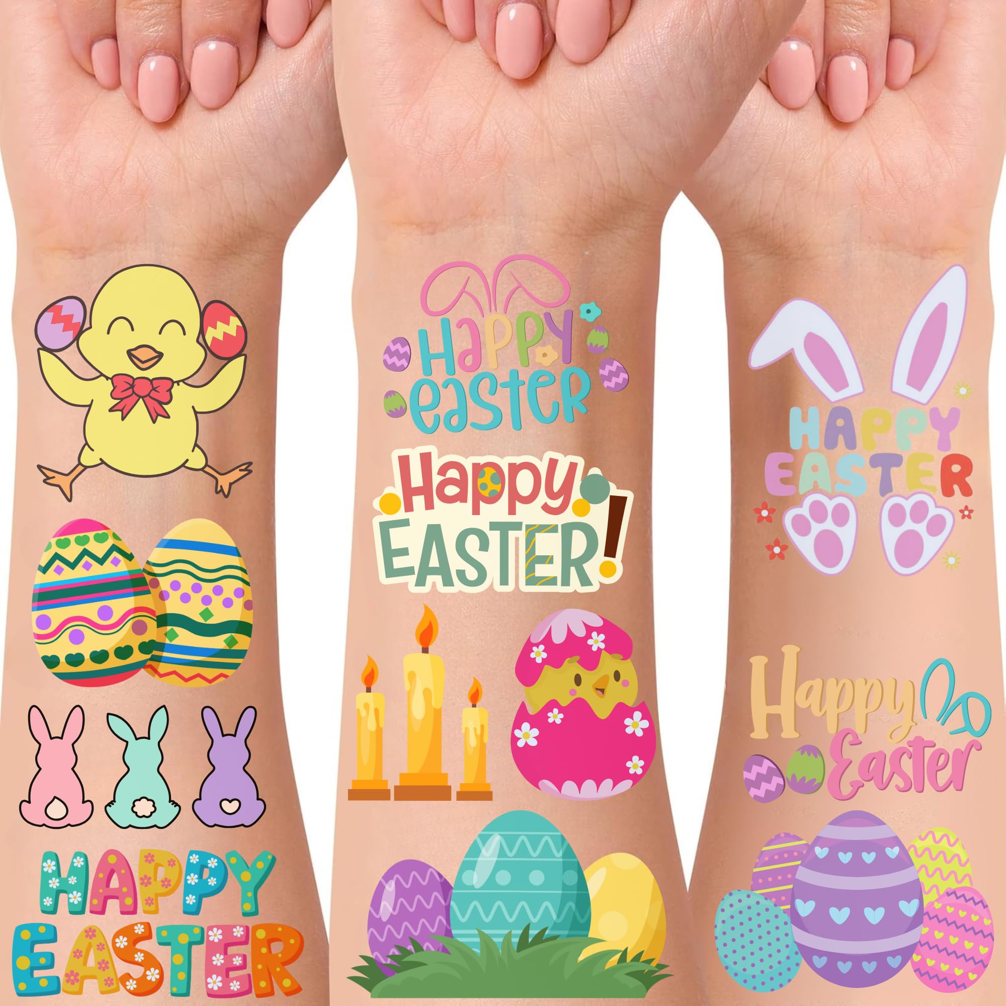 Tatuajes Backtopeia Pascua para cestas: complemento ideal para regalos