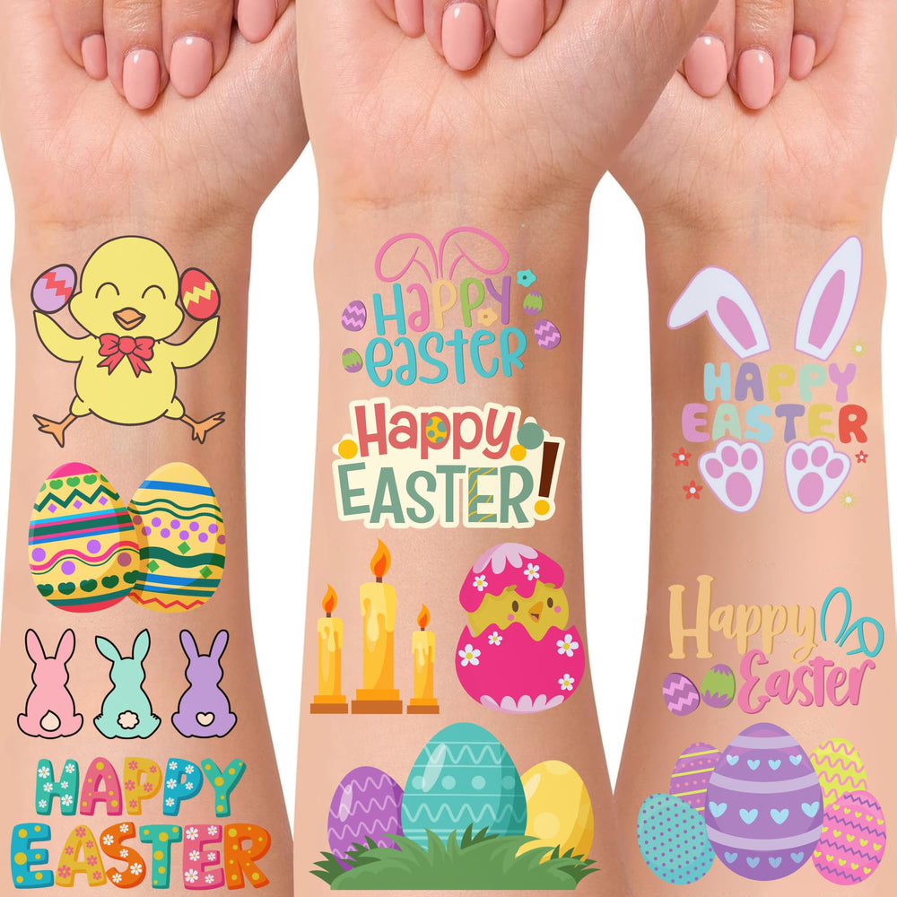 Tatuajes Backtopeia Pascua para cestas: complemento ideal para regalos