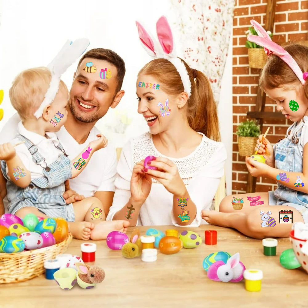 Tatuajes Backtopeia Pascua Decoración DIY: añade personalización rápida a la fiesta