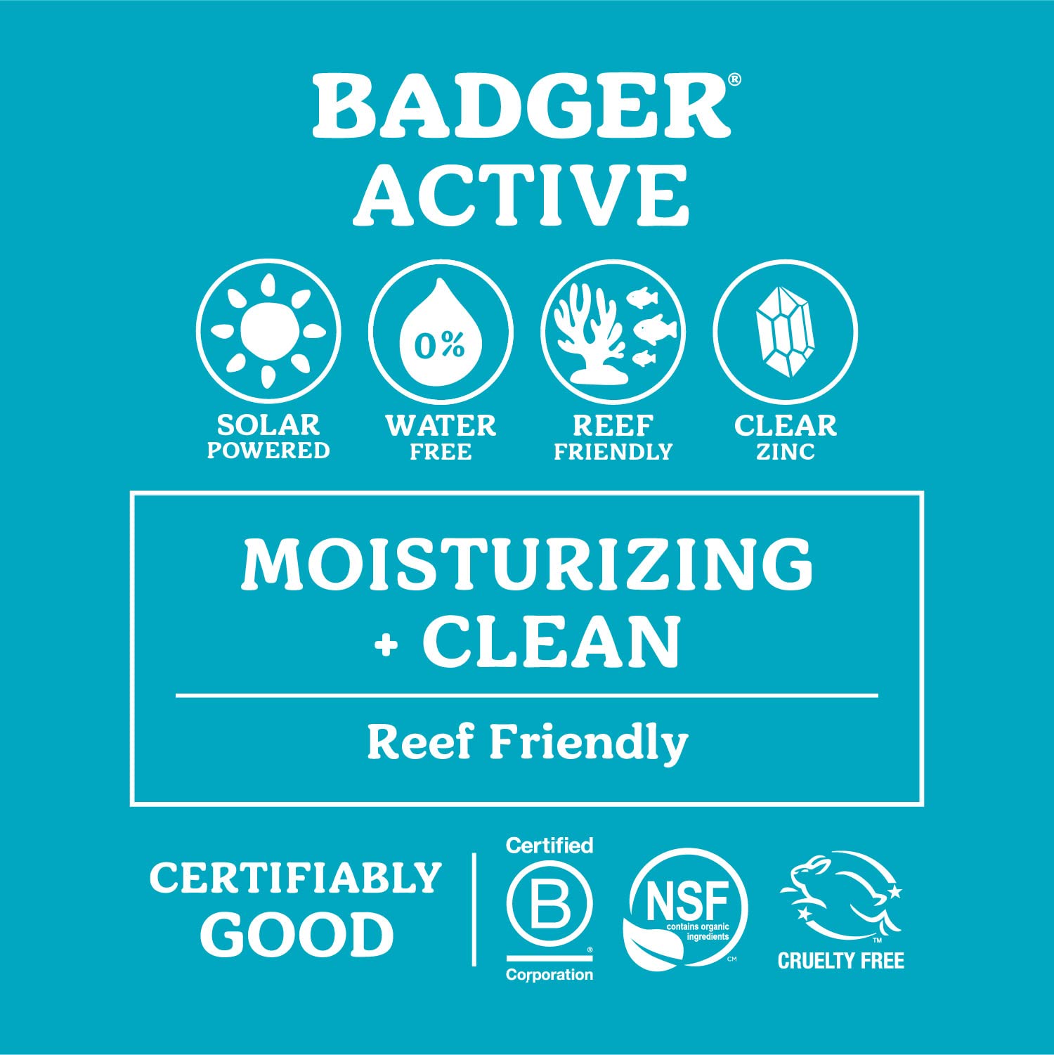 Badger barra solar mineral sin fragancia: apta para quienes evitan fragancias.