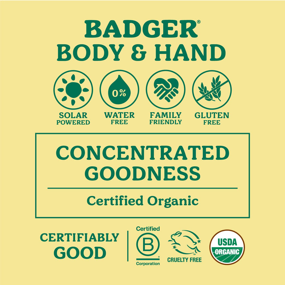 Badger crema de cutícula ofrece absorción rápida y acabado no graso.
