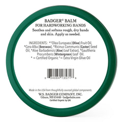 Badger crema para manos de textura rica para uso diario